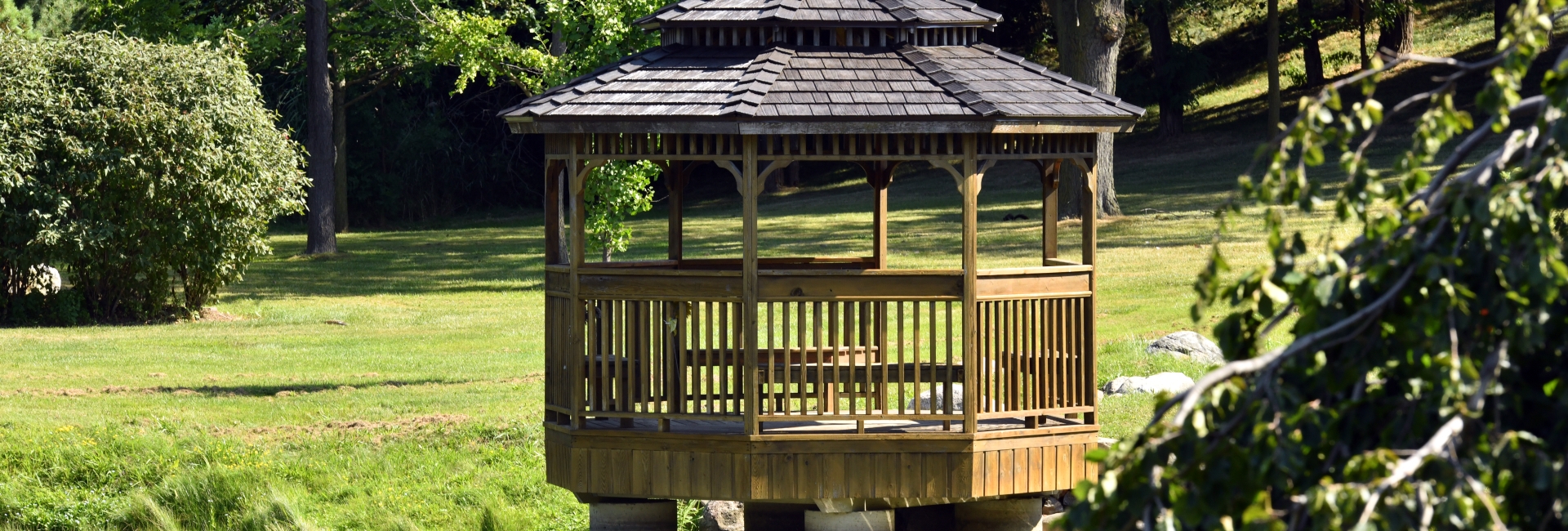 pond gazebo