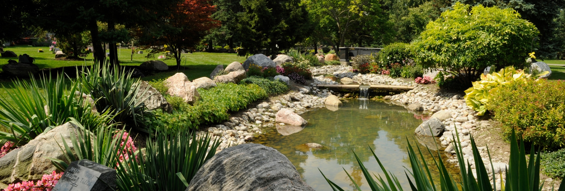 Peaceful view of York Cemetery 