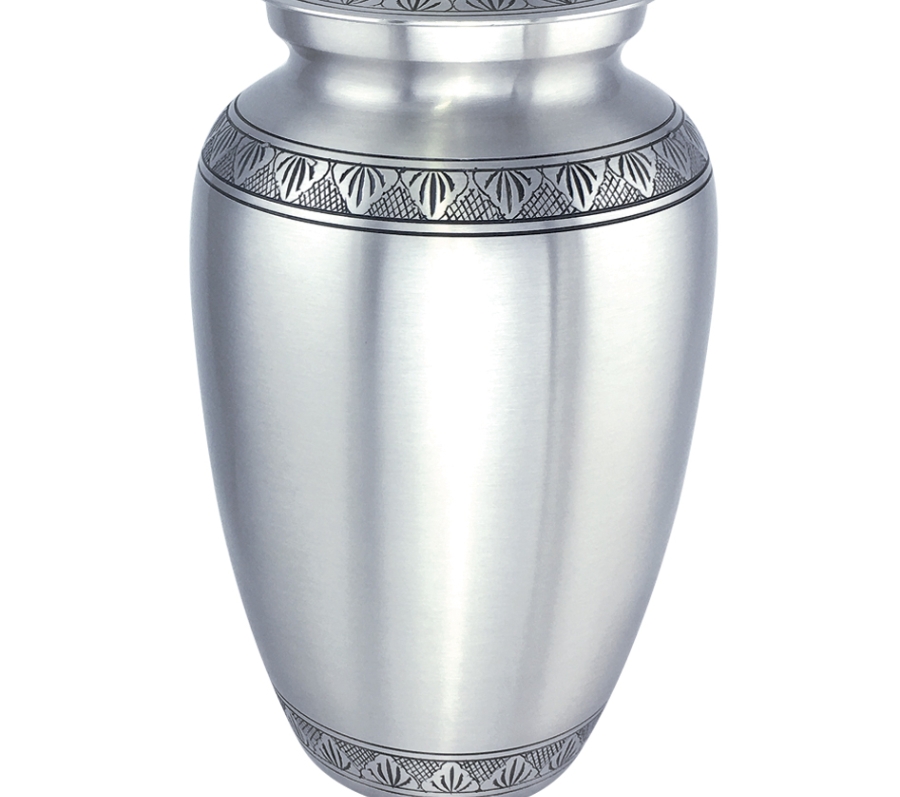 classic pewter urn