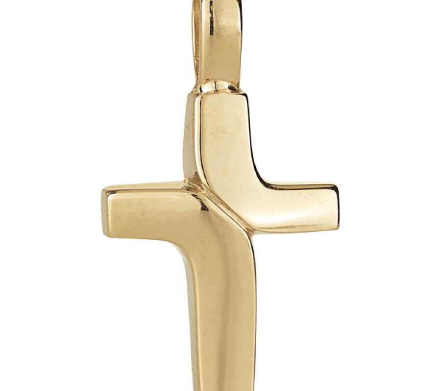 gold cross necklace