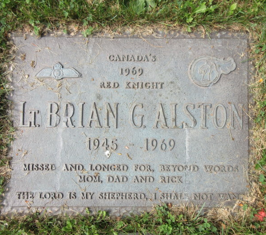 gravestone of Brian Gavin Alston
