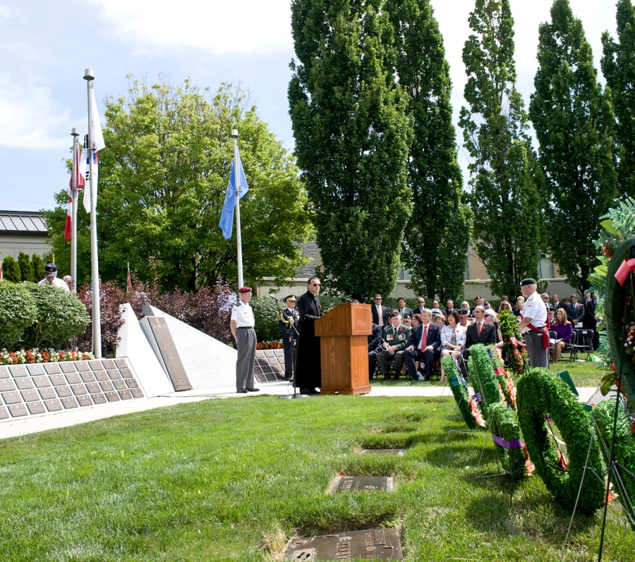 Korean War Remembrance ceremony at Meadowvale 