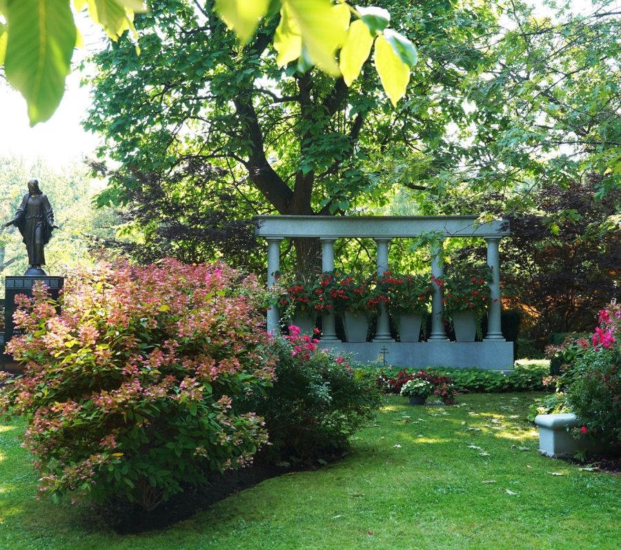Peaceful view of Mount Pleasant Cemetery