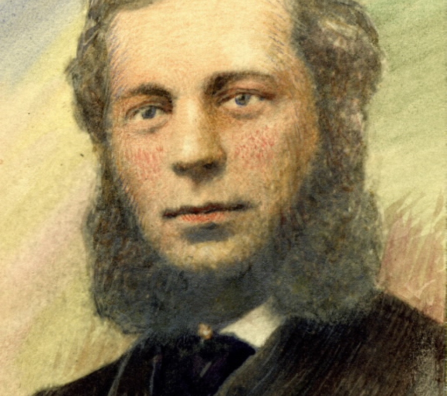 old photo of man with a beard