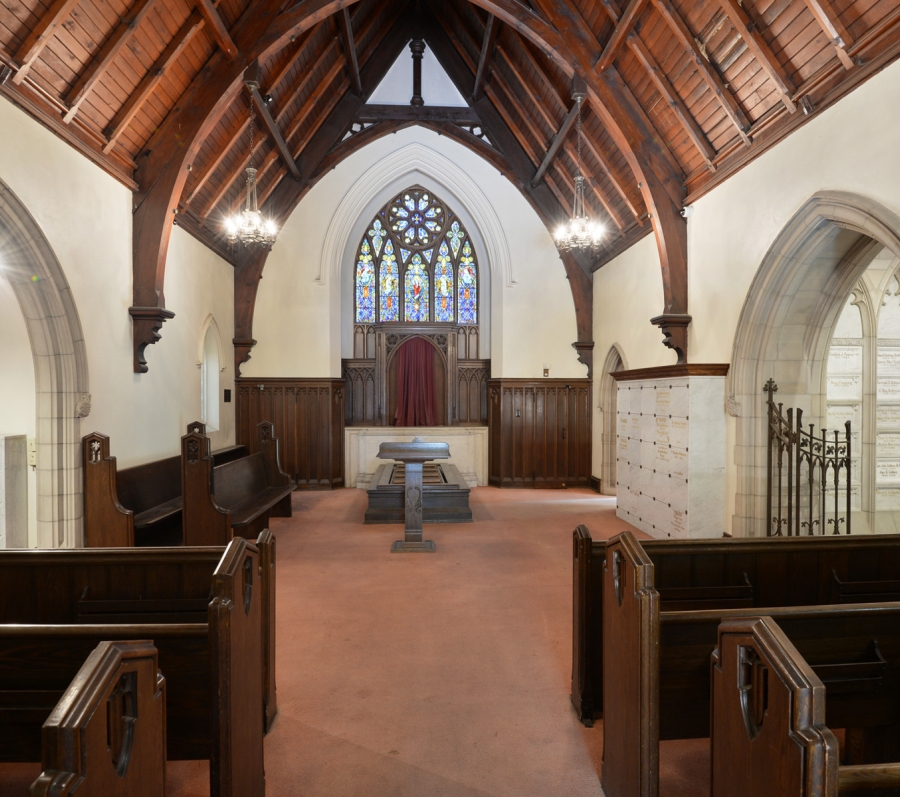 interior of Toronto Necropolis