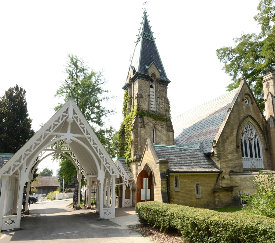 gothic architecture at Toronto Necropolis