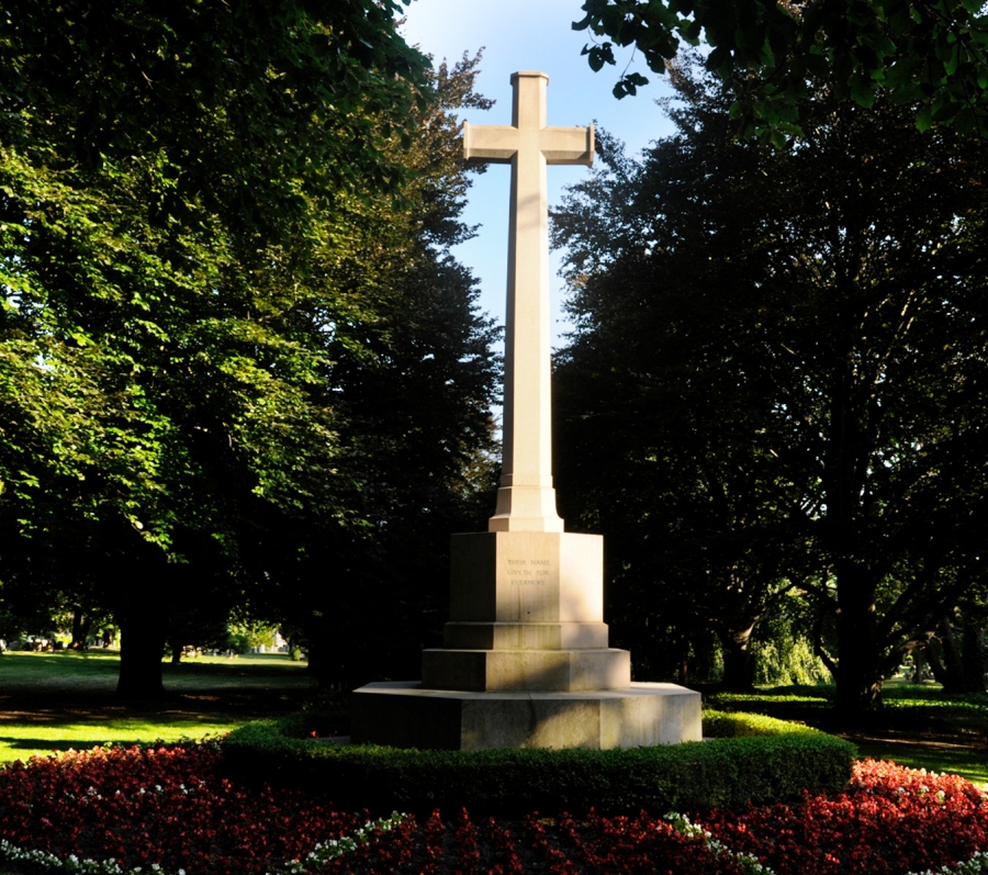 veteran's section at Prospect Cemetery