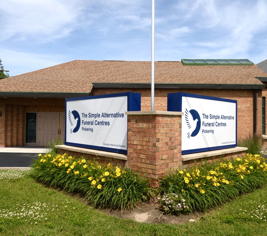 TSA Pickering Funeral Centre exterior