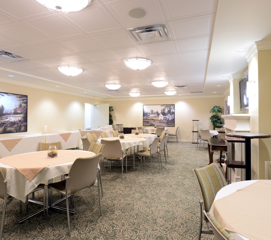 TSA Pickering Funeral Centre reception area