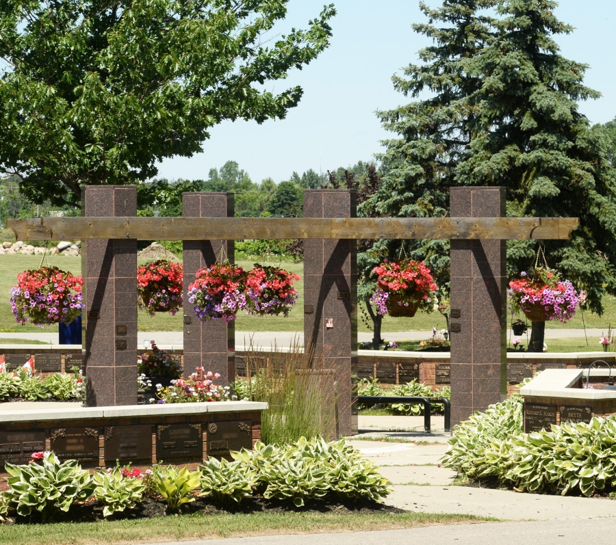 Exterior shot of Thornton Cemetery