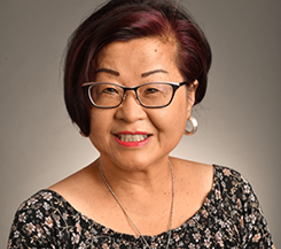 asian woman with glasses