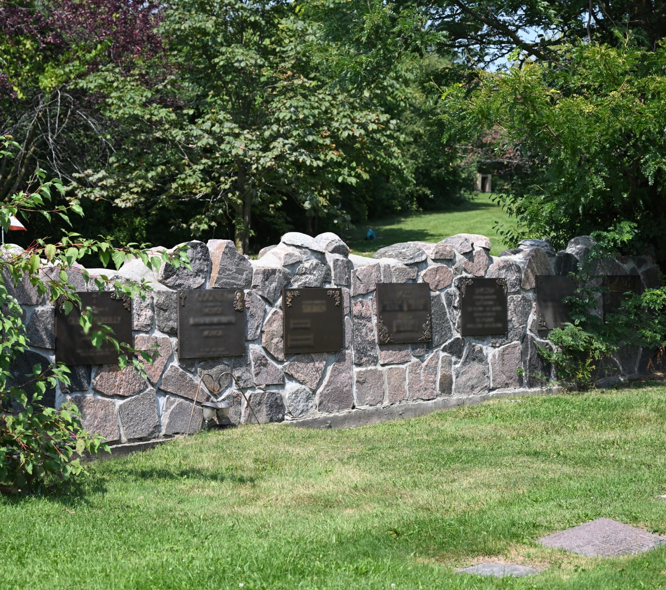 fieldstone wall graves