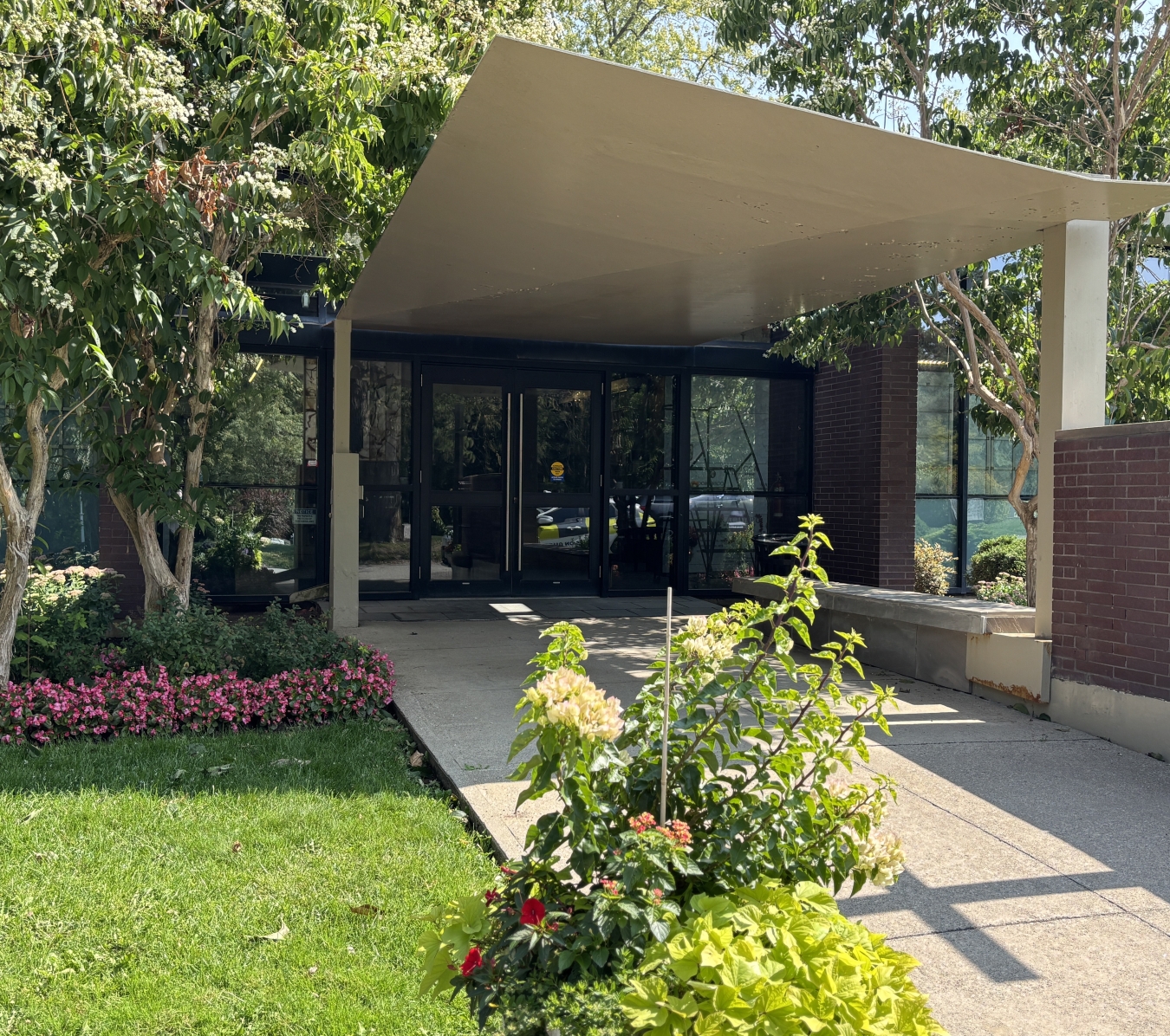 exterior shot of the Mausoleum of the Risen Christ
