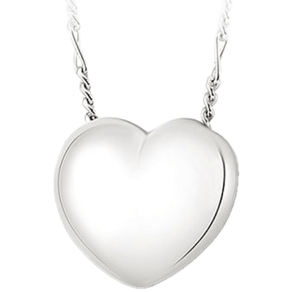 silver heart pendant