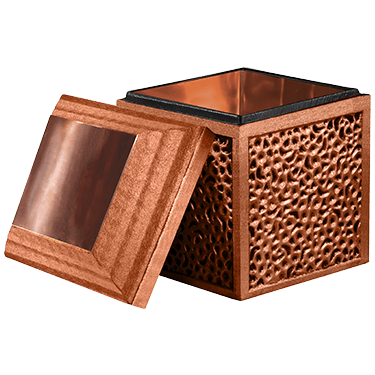 copper urn vault