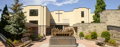 exterior shot of the mausoleum of the last supper
