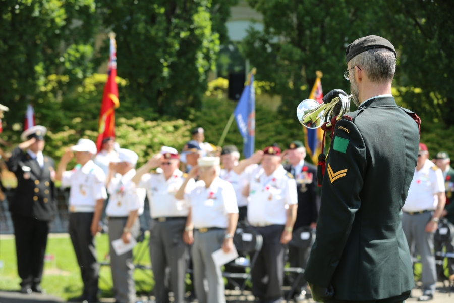 soldiers standing on guard