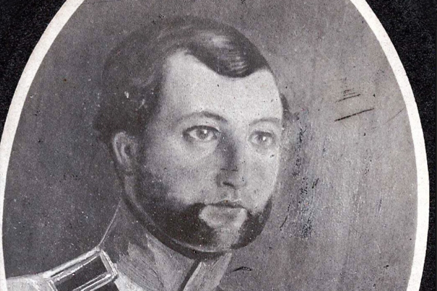 Historic portrait of a man in formal military attire.