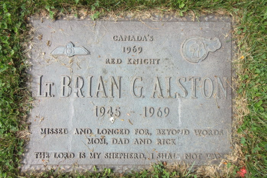 gravestone of Brian Gavin Alston