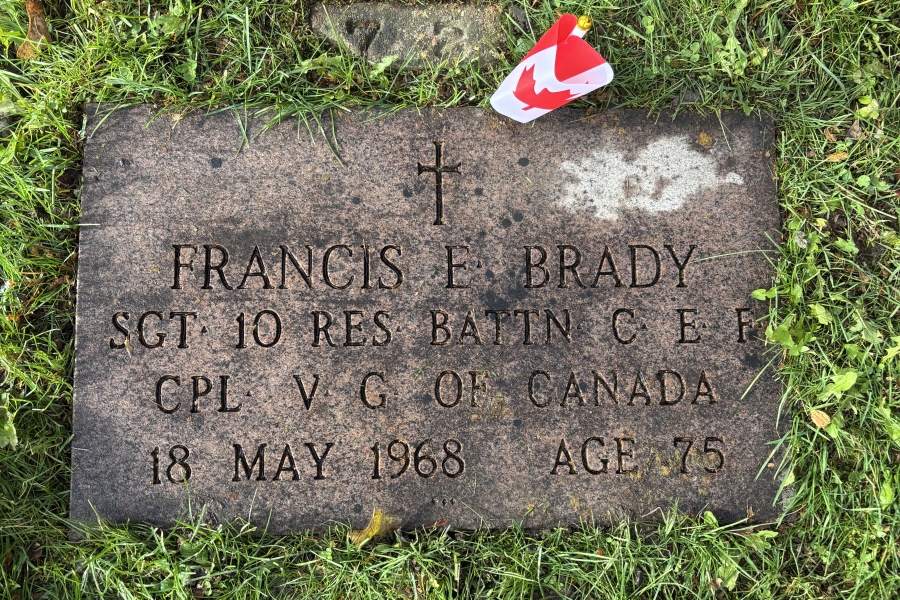 grave of a soldier