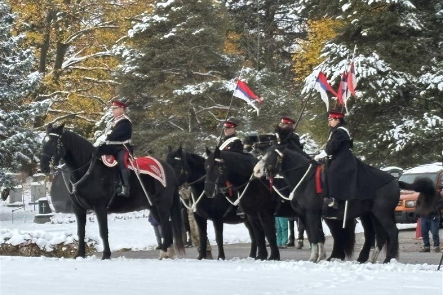 soldiers on horses