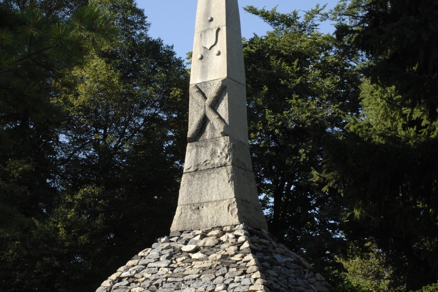 monument with a cross
