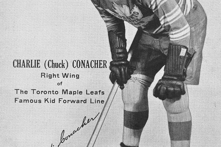 hockey player from many years ago
