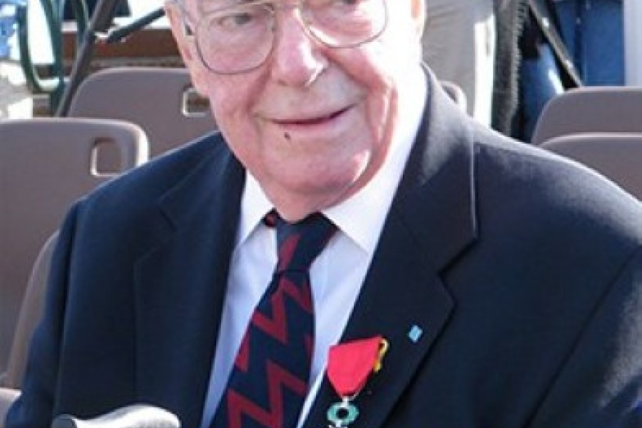 an elderly veteran