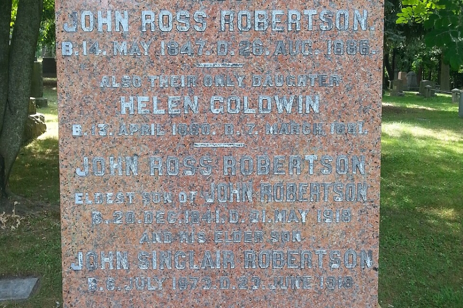 headshot of John Ross Robertson