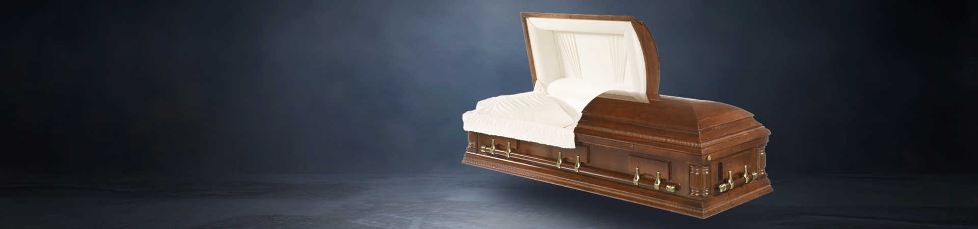 wooden casket