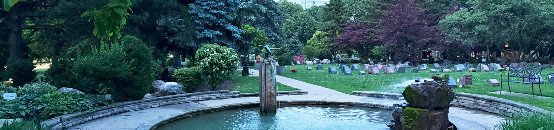 Pond at York Cemetery 
